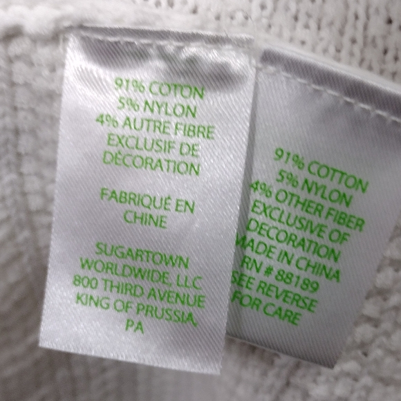 Lilly Pulitzer Tatum Cardigan Women's L White Minimalist Retro Casual Comfy - Picture 12 of 12